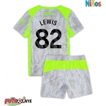 Camiseta Manchester City Rico Lewis #82 Tercera Equipación para niños 2025-26 manga corta (+ pantalones cortos)